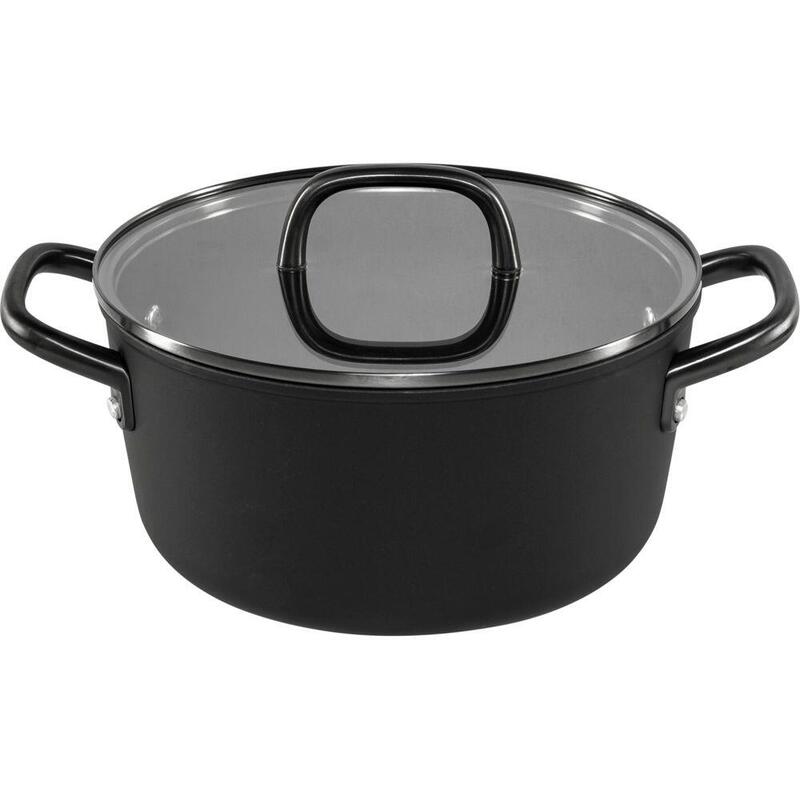 Zwilling Milano Stock Pot With Glass Lid 24 Cm, Black