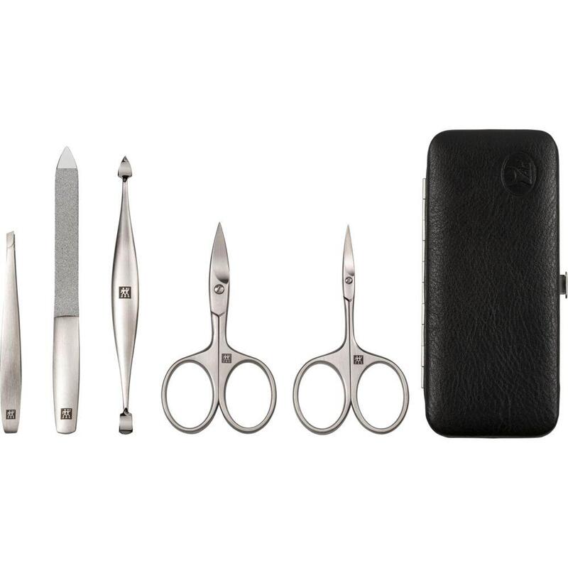 Zwilling Twinox Yak Leather Case, Black, 5 Pc.